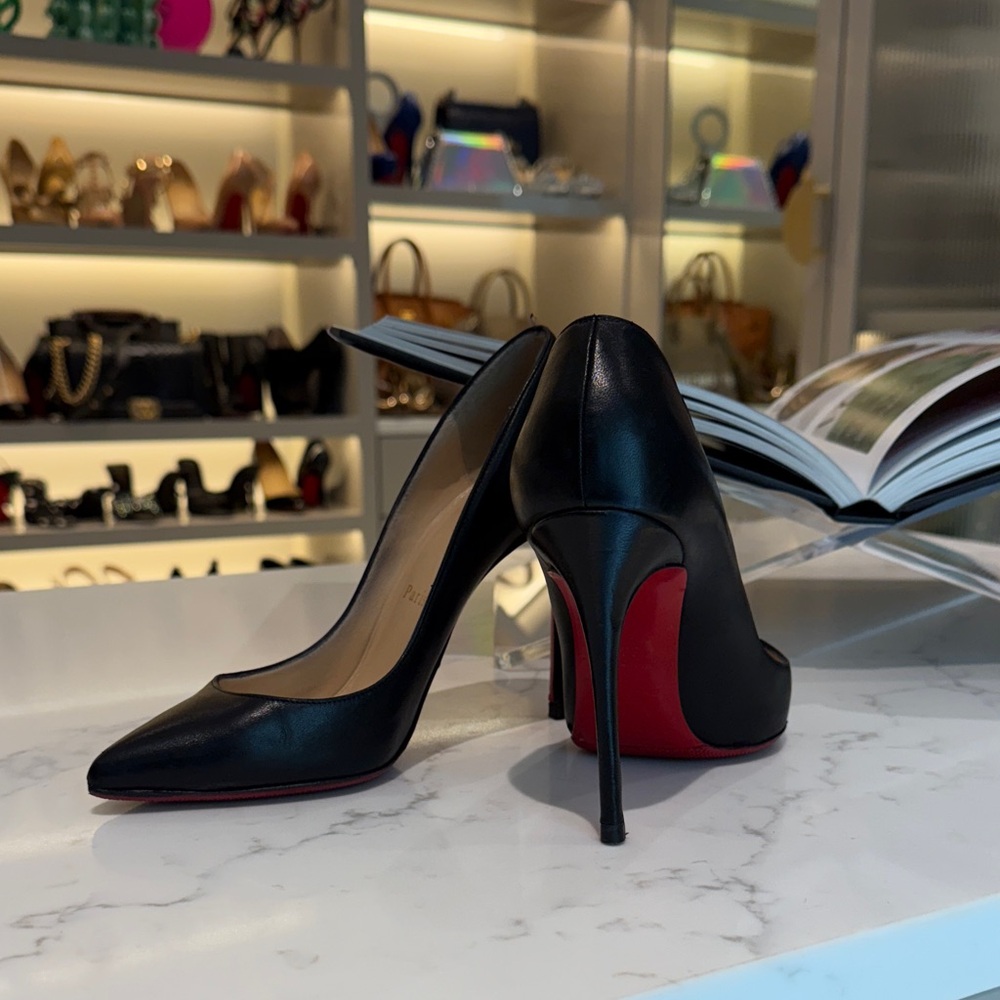 Christian Louboutin Black and Red Heels
